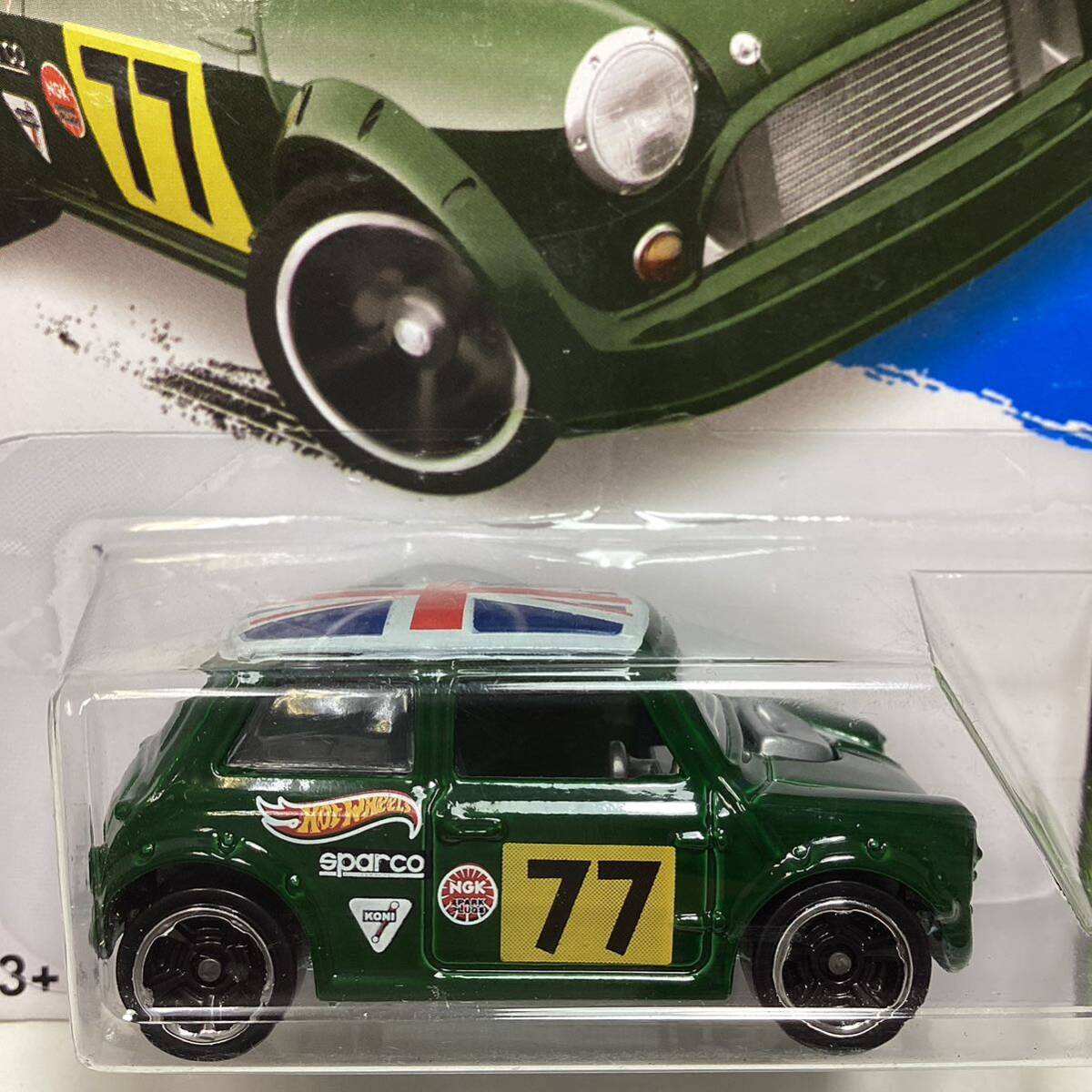 ☆ホットウィール☆ モーリス ミニ 緑 Hot Wheels の画像1