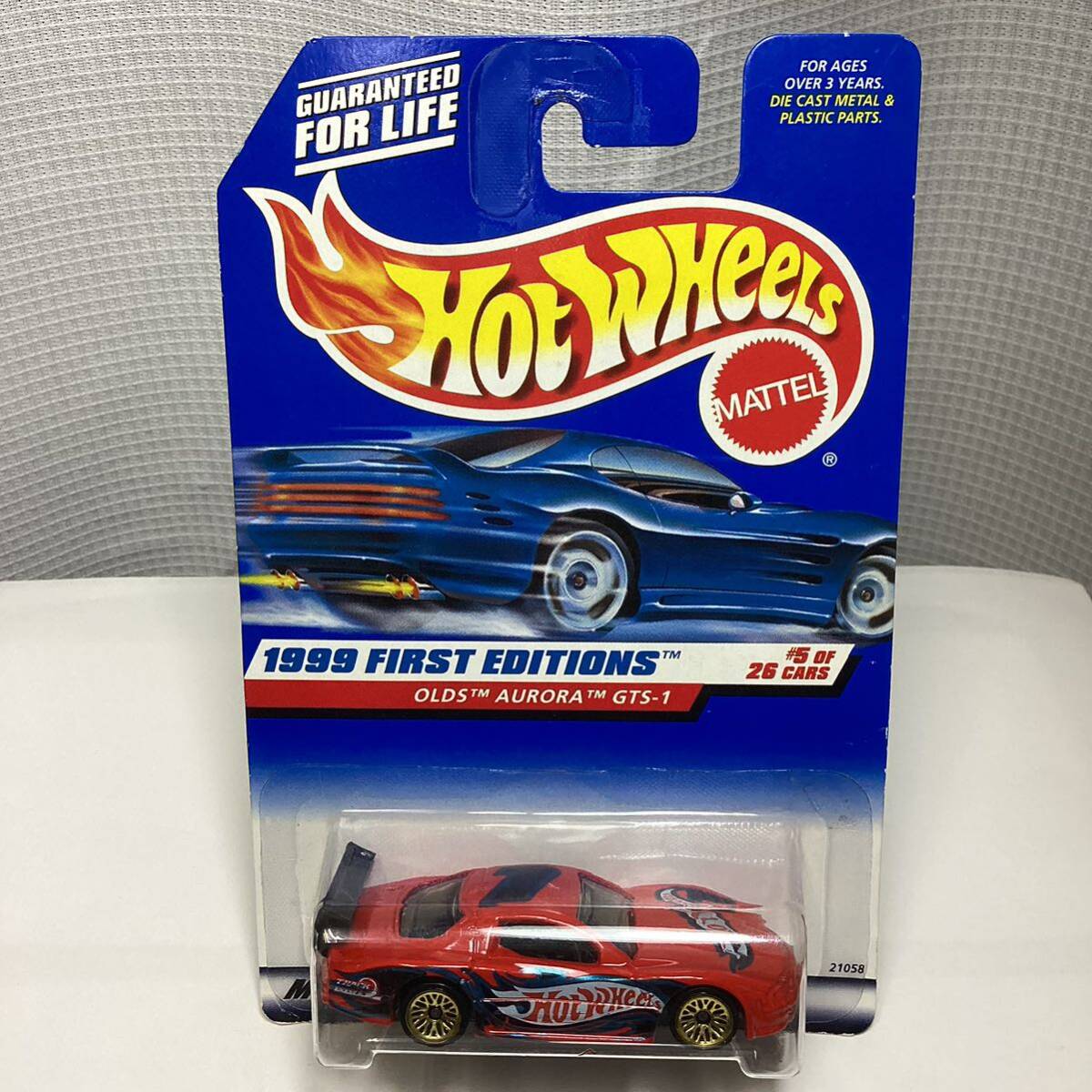 ☆ホットウィール☆ オールズモビル　オーロラ　GTS-1 赤　Hot Wheels _画像2