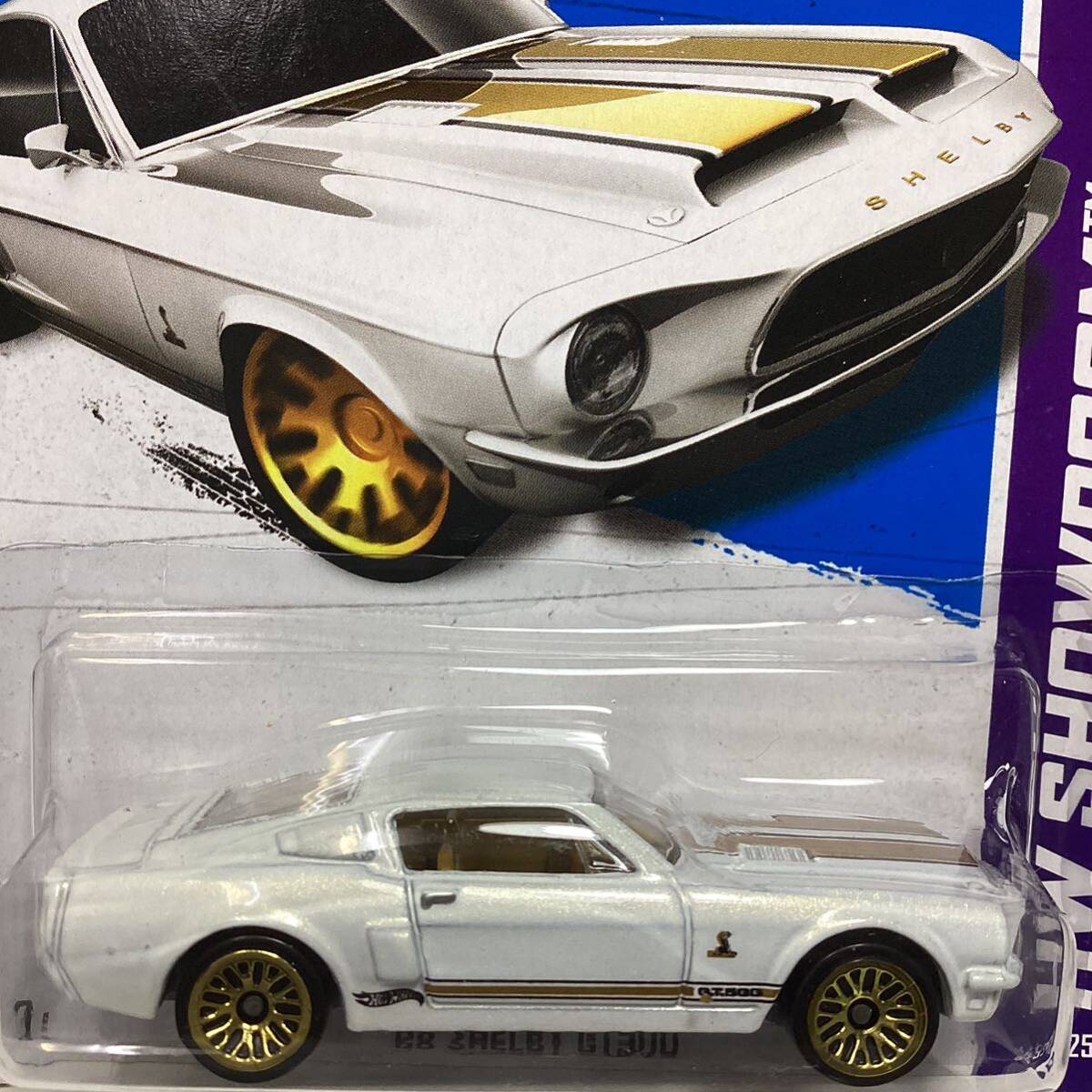 ☆ホットウィール☆ '68 シェルビー GT500 白 Hot Wheelsの画像1