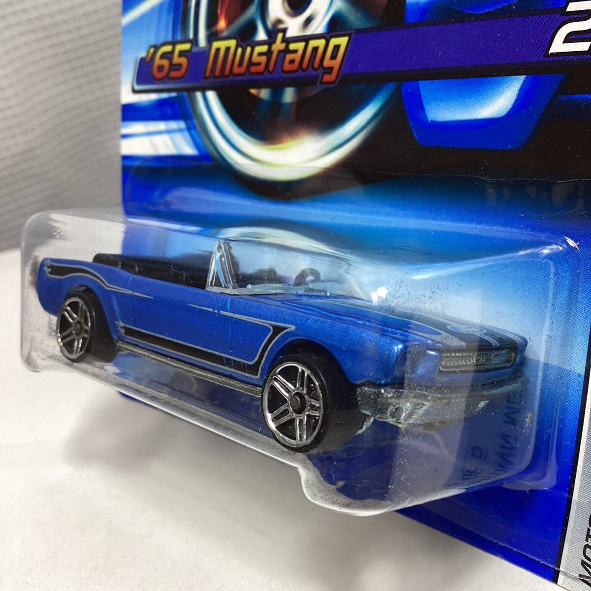 ☆ホットウィール☆ '65 フォード　マスタング　コンバーチブル　水色　Hot Wheels_画像3