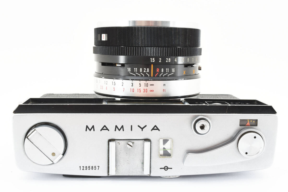 ★希少品・レンズ極上品★マミヤ Mamiya Super Deluxe Mamiya-Sekor 48mm F1.5 レンジファインダー ★ L1400#1281_画像6