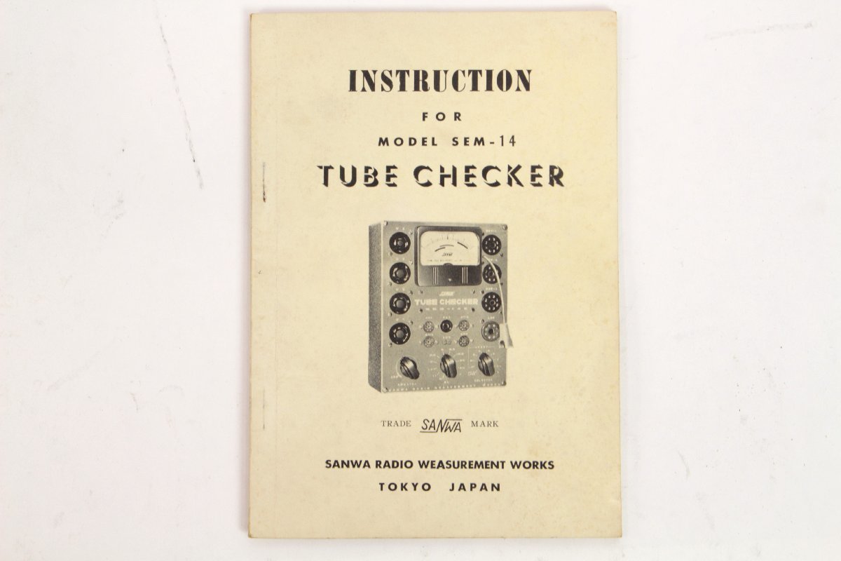 Yahoo!オークション - SANWA/サンワ 真空管試験器 TUBE CHECKER Yahoo!オークション - SANWA/サンワ 真空管試験器 TUBE CHECKER