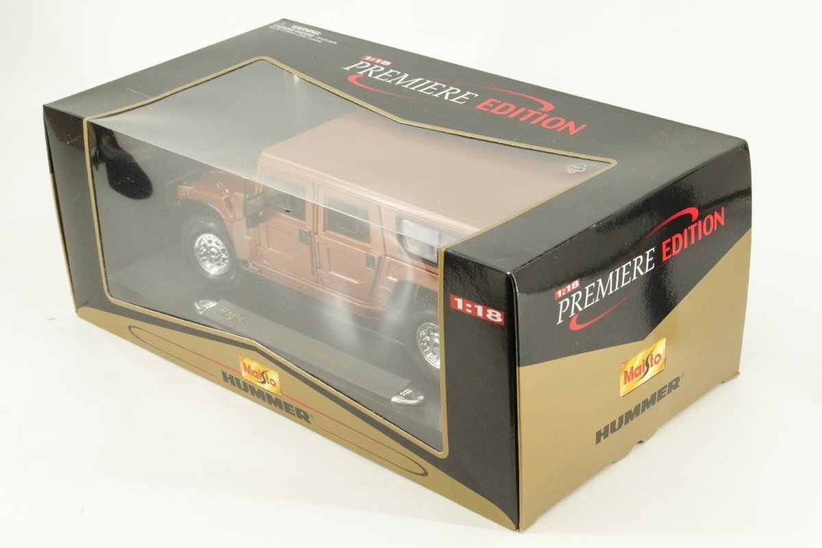 Maisto/ Maisto * 1/18 premium edition HUMMER/ Hummer 4-door Wagon die-cast model car * #6489