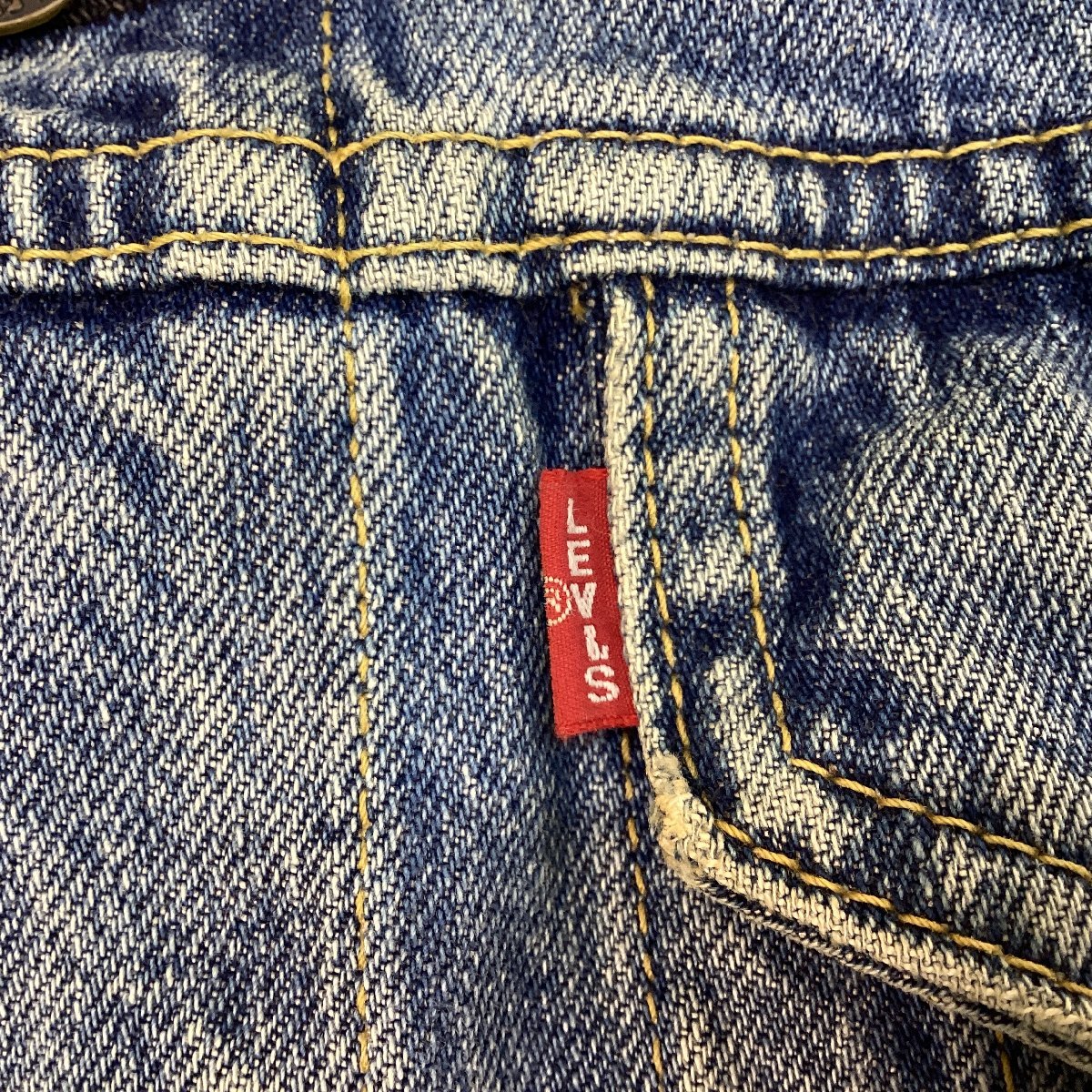 ■96年製 Levi's リーバイス 557 Gジャン デニムジャケット 71557-02 BIG E 日本製 復刻 ヴィンテージ サイズ36 インディゴブルー系■_画像5