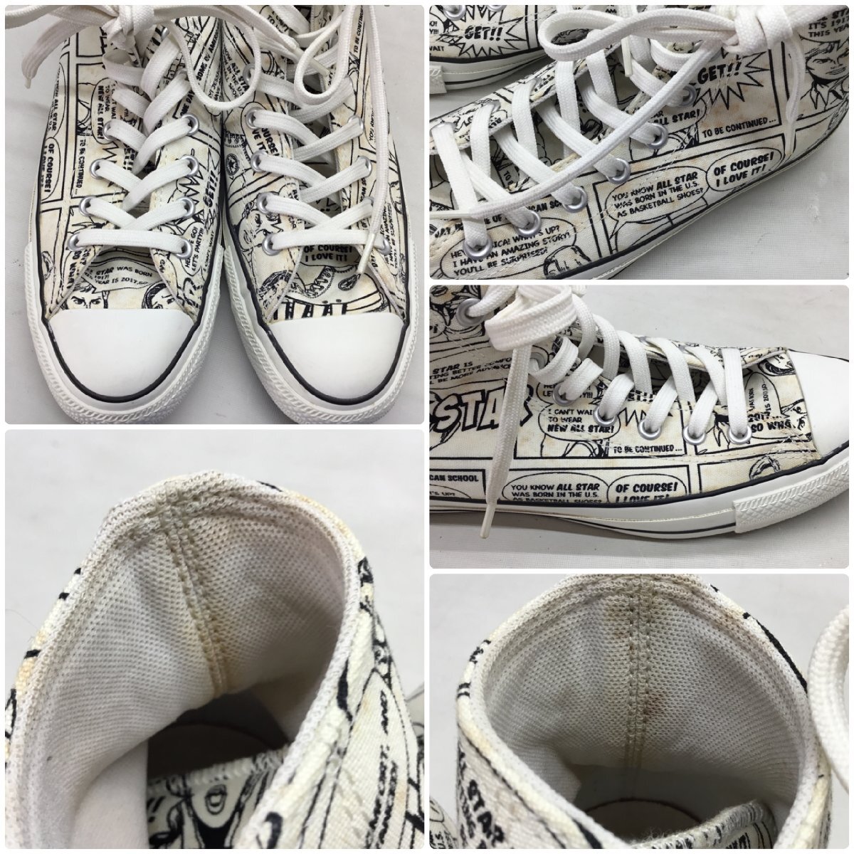 ■CONVERSE コンバース 1CK569 アメリカンコミック サイズ27.5cm 表面汚れあり 中古品/0.79kg■_画像9