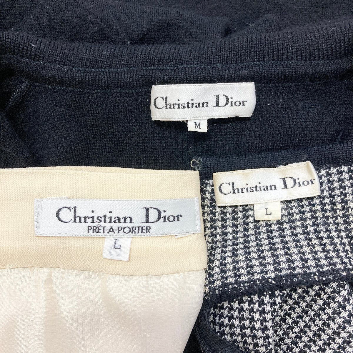 ●Christian Dior クリスチャンディオール 3点 まとめ売り スカート トップス ワンピース レディース サイズMIX 卸 現状品 0.85kg●_画像5