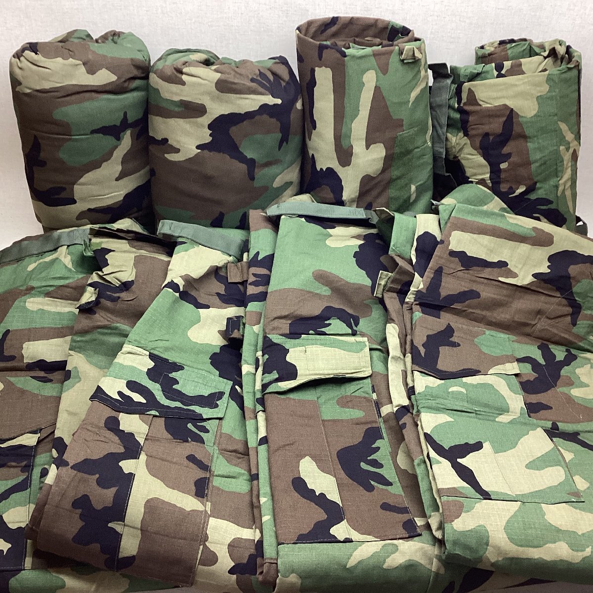 ■米軍放出品 OVERGARMENT CHEMICAL PROTECTIVE NFR 対化学兵器用 10点まとめ ケミカルパンツ 8本 ジャケット2点 未使用 長期保管/15.6kg■_画像1