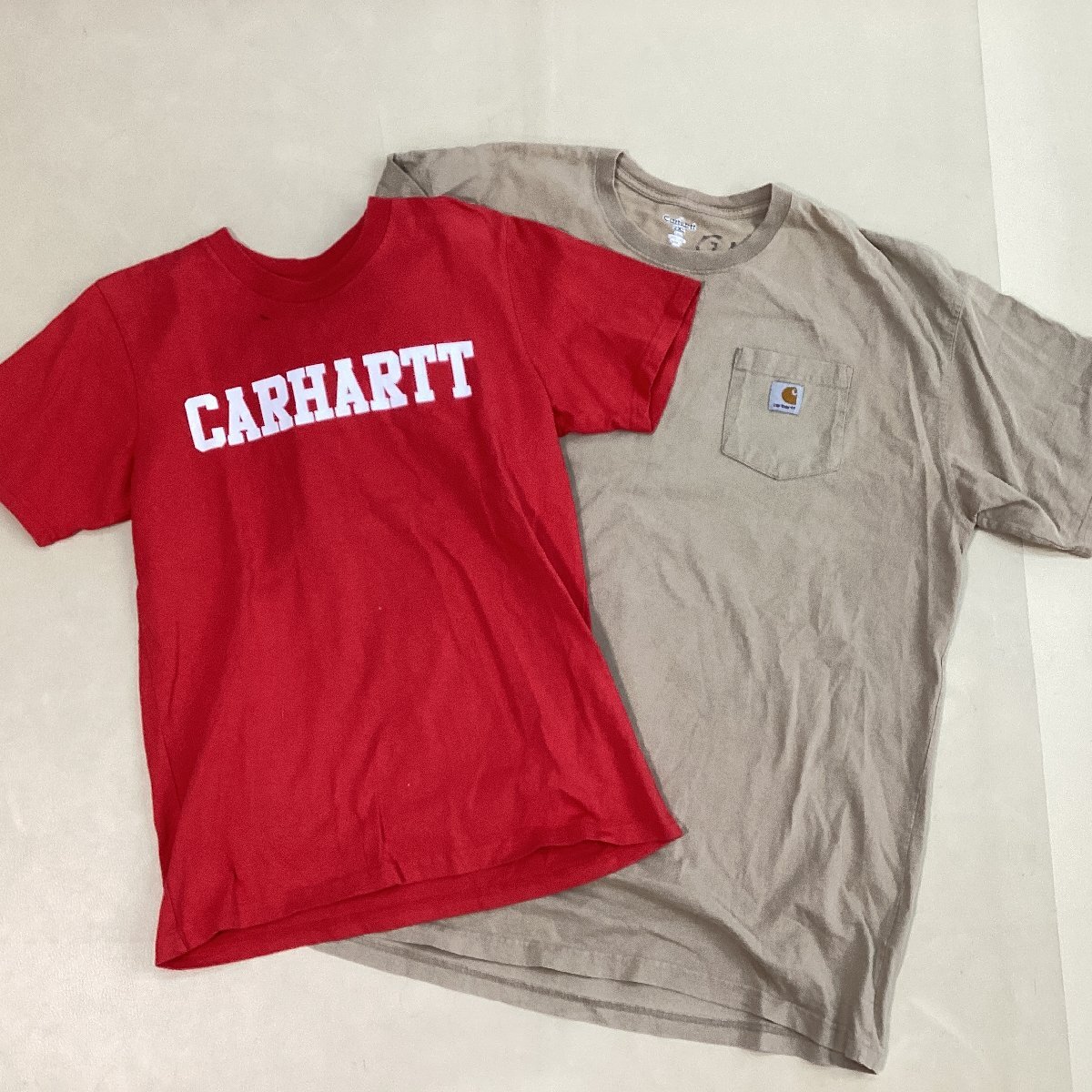 ■Carhartt カーハート Tシャツ ロンT 7点 まとめ売り サイズMIX ポケT プリント ワーク 中古卸 古着/1.92kg■_画像2