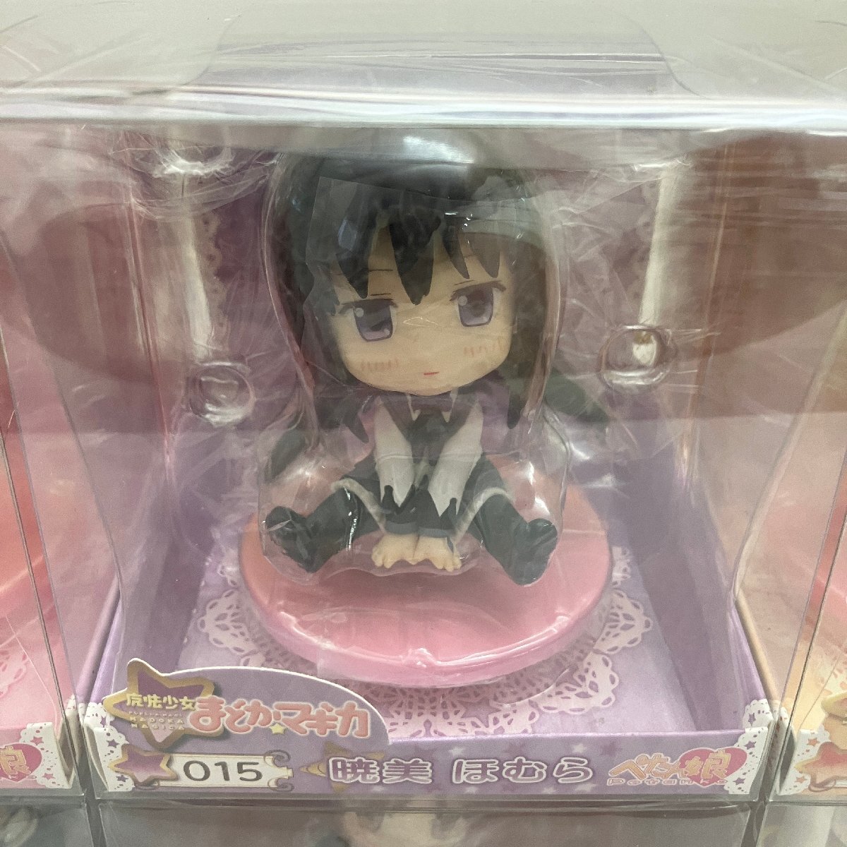 ◆【ジャンク品】 魔法少女まどか☆マギカ ぺたん娘 フィギュア スペシャルパッケージ キュウべえ付 6体セット 現状品 (GB)M/S60329/1/1.05の画像5