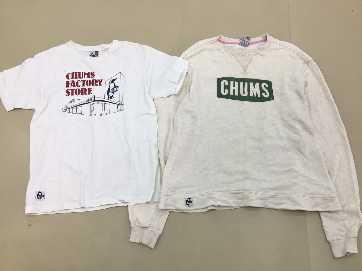 ■CHUMS チャムス 10点 まとめ売り メンズ・レディースMIX パーカー Tシャツ 他 中古卸 古着 /3.3kg■_画像4