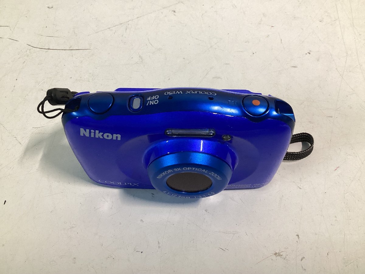★Nikon デジタルカメラ COOLPIX W150 Wi-Fi搭載 防水 耐衝撃 耐寒 ブルー 現状品0.3kg★_画像3