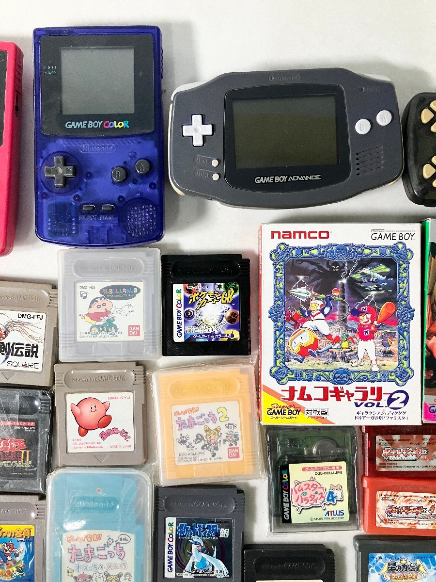 ★任天堂 ゲームボーイアドバンス ゲームボーイカラー その他 本体 ソフト まとめ ドラクエ ポケモン マリオ ジャンク品 2.95kg★_画像4