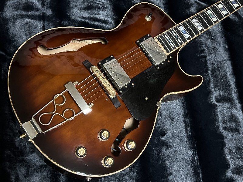 稀少　Ibanez SS300 DVS 15インチ　フルアコ　ナチュラル・メイプル・バインディング　豪華仕様