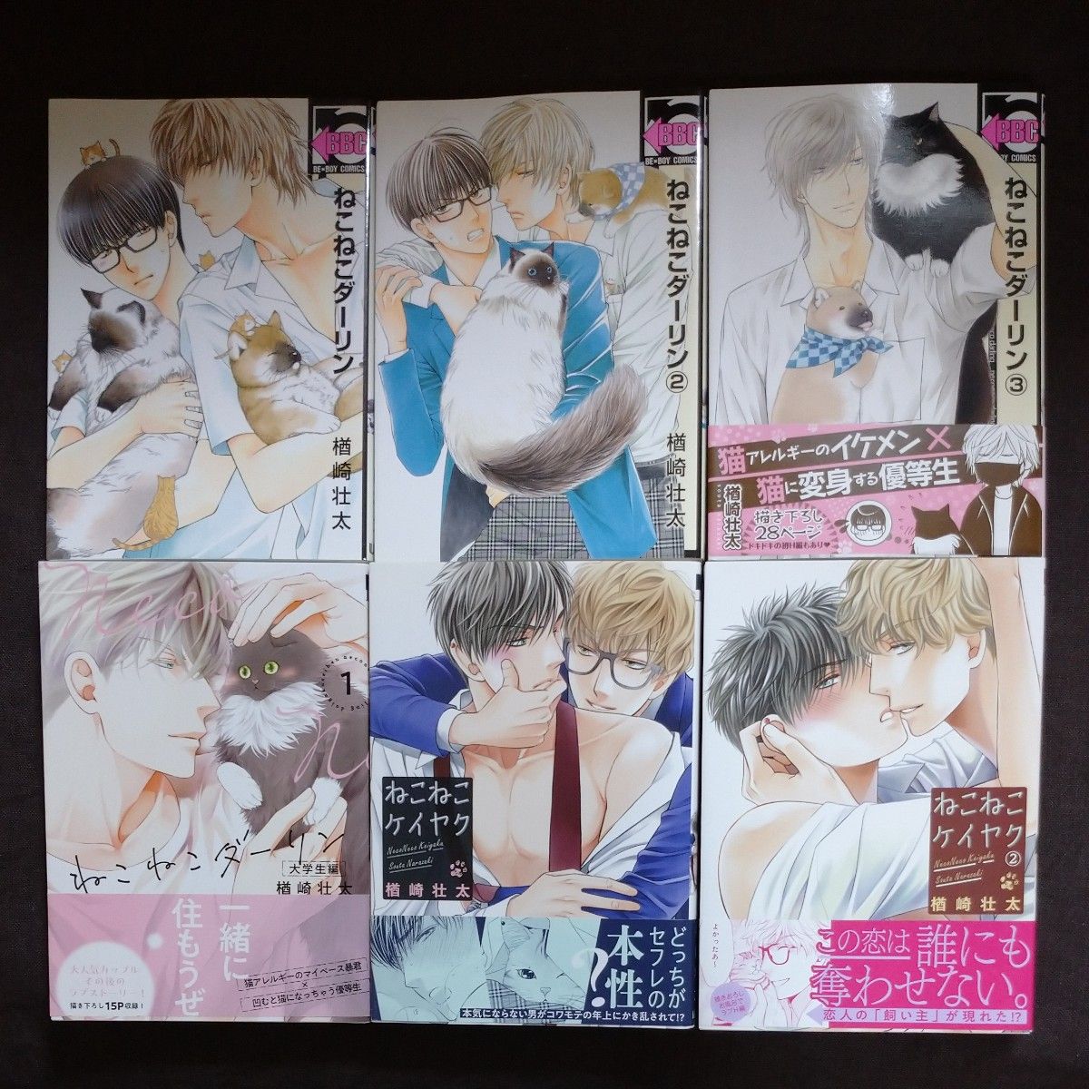 BL  楢崎壮太  ねこねこシリーズ 11冊