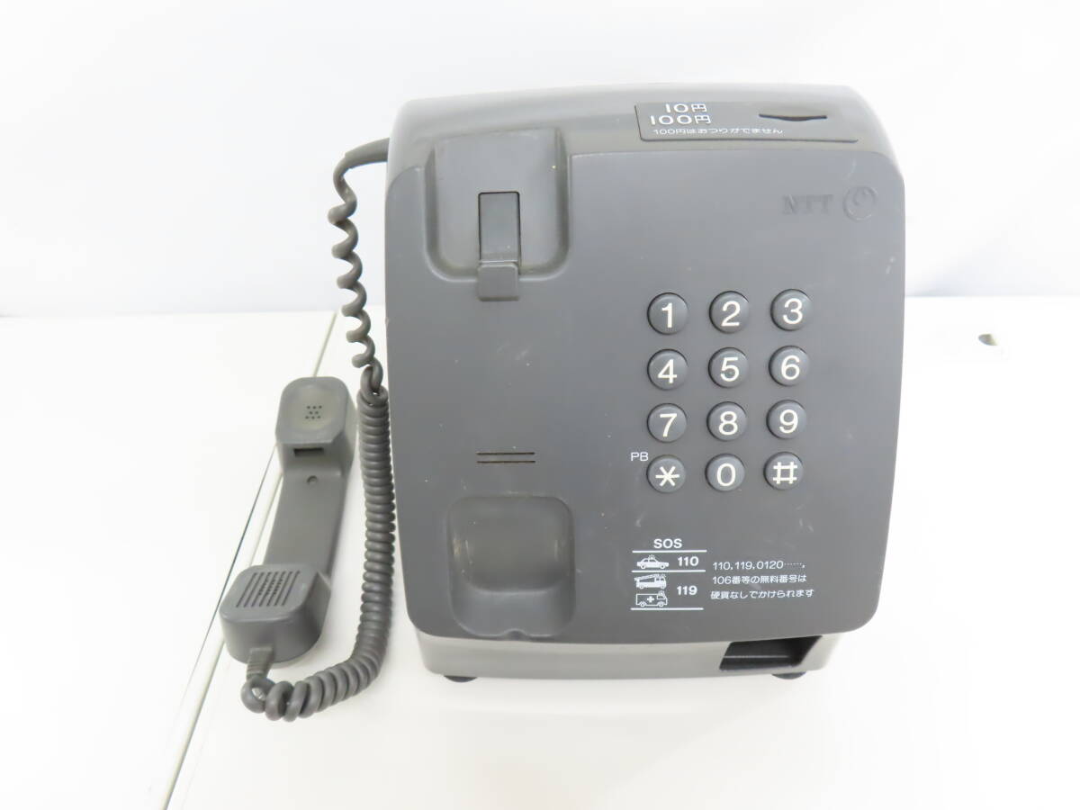 KSE-26[ NTT ] push type public telephone PT-4 TEL 1996 year made present condition goods key none Junk 