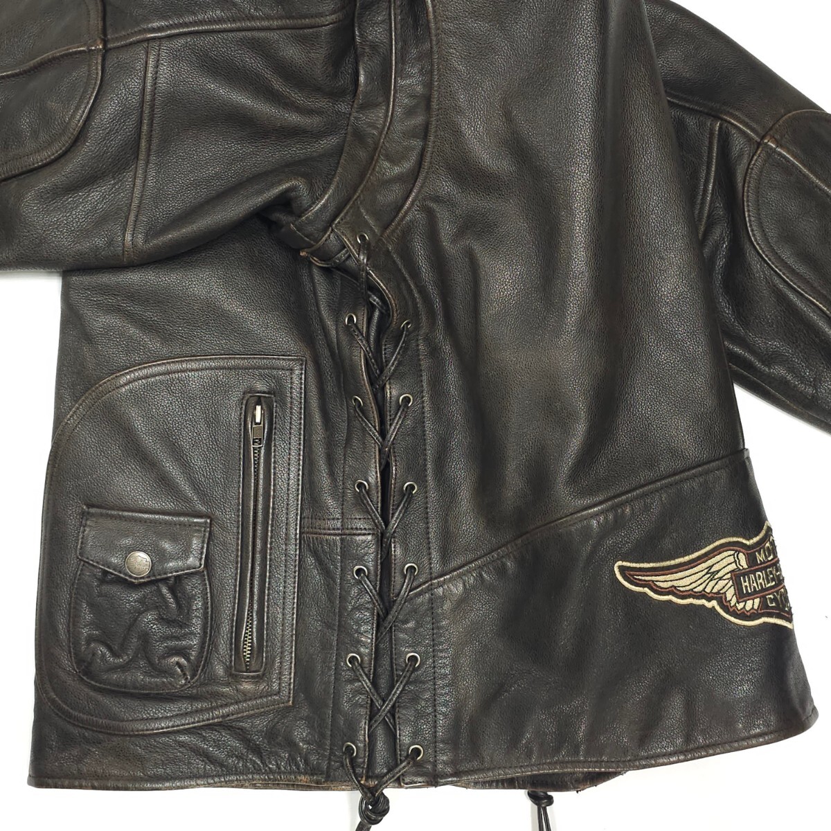 HARLEY DAVIDSONハーレーダビッドソン 袖取り外し2way中綿入り HARLEY DAVIDSONハーレーダビッドソン 袖取り外し2way中綿入り