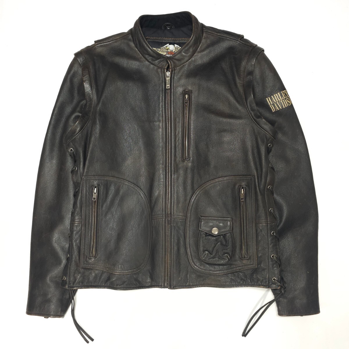 HARLEY DAVIDSONハーレーダビッドソン 袖取り外し2way中綿入り HARLEY DAVIDSONハーレーダビッドソン 袖取り外し2way中綿入り