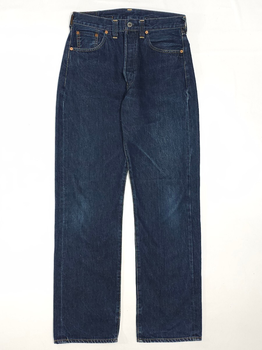 濃紺 米国製Levi'sリーバイス 501XXc 37年ヴィンテージ復刻W33 濃紺 米国製Levi'sリーバイス 501XXc 37年ヴィンテージ復刻W33