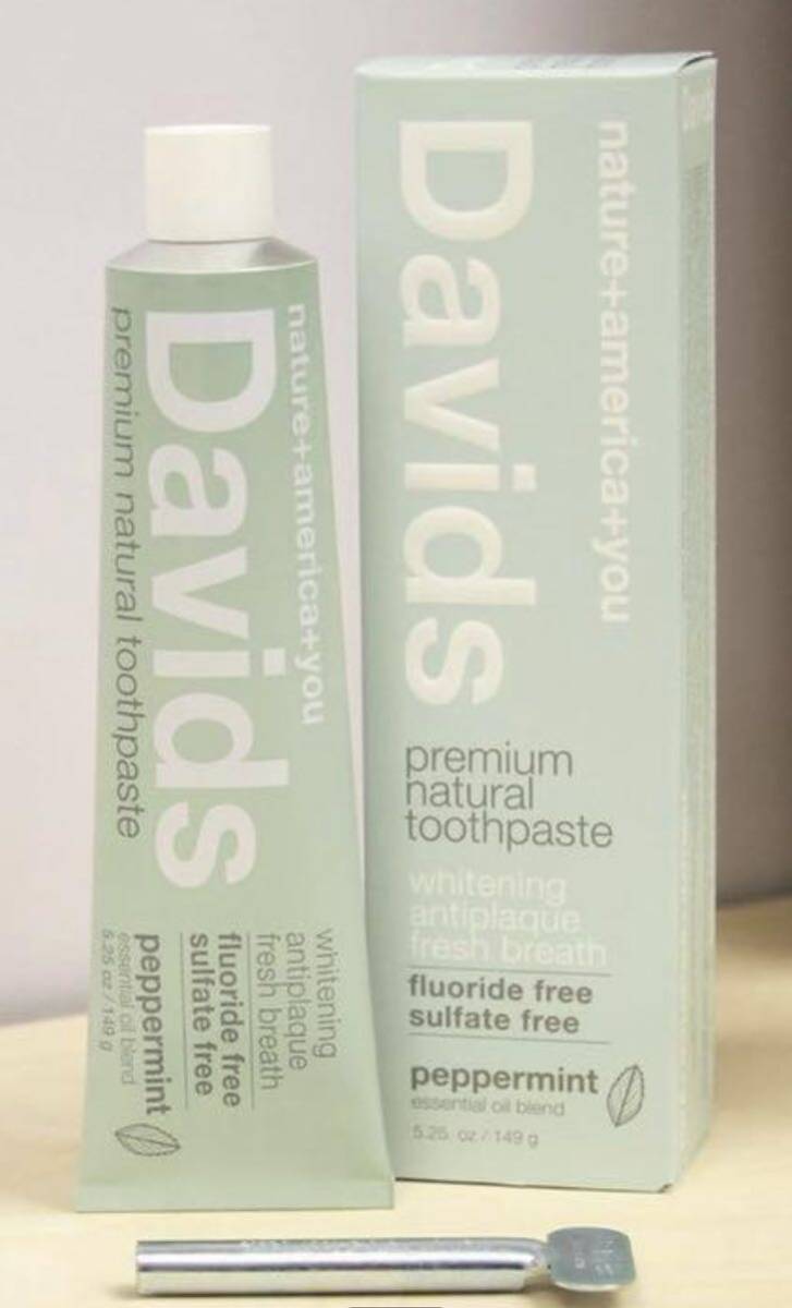 Davidstei vi z whitening tooth paste peppermint 149g 2 piece set!