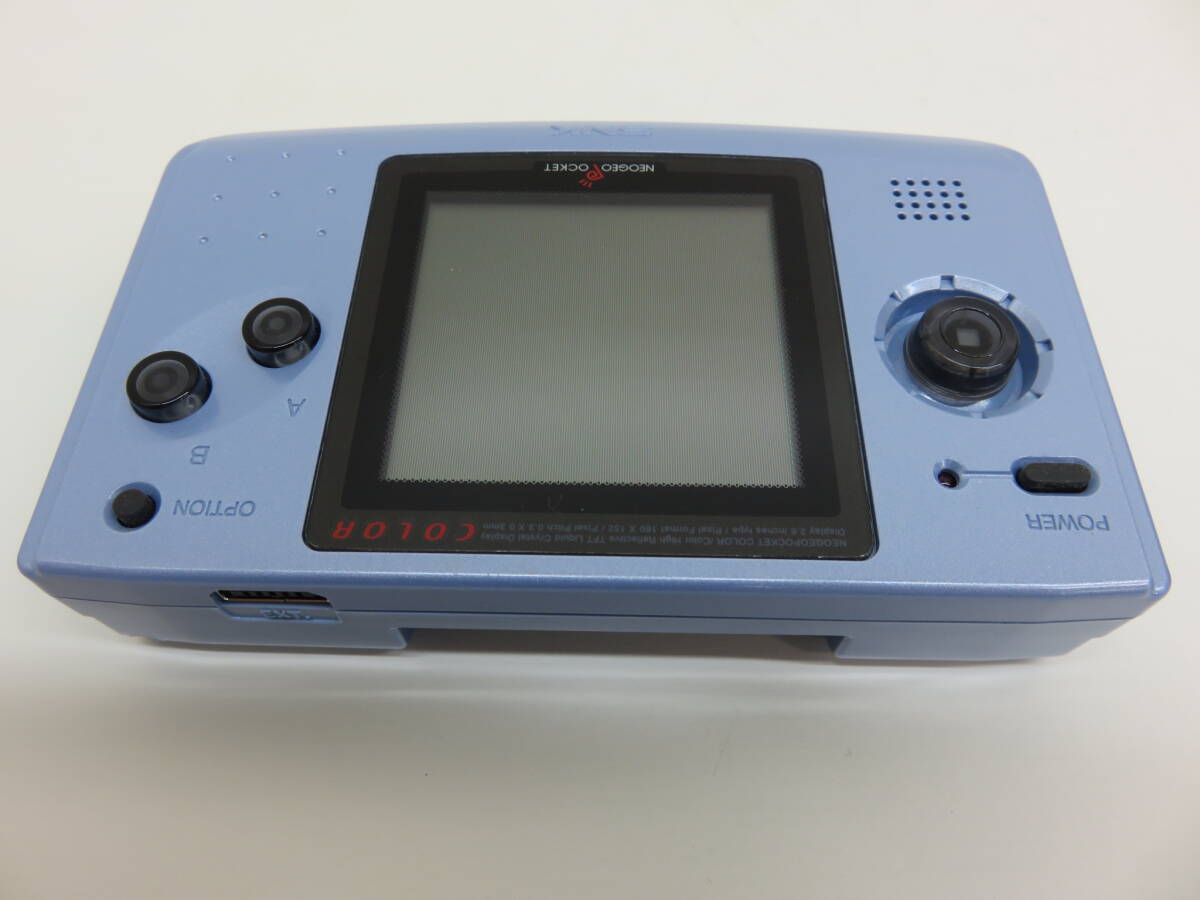 SNK NEOGEO POKET COLOR　ネオジオポケット カラー 本体 大花火 ソフト付 当時物 ゲーム機 動作品 中古 美品_画像10