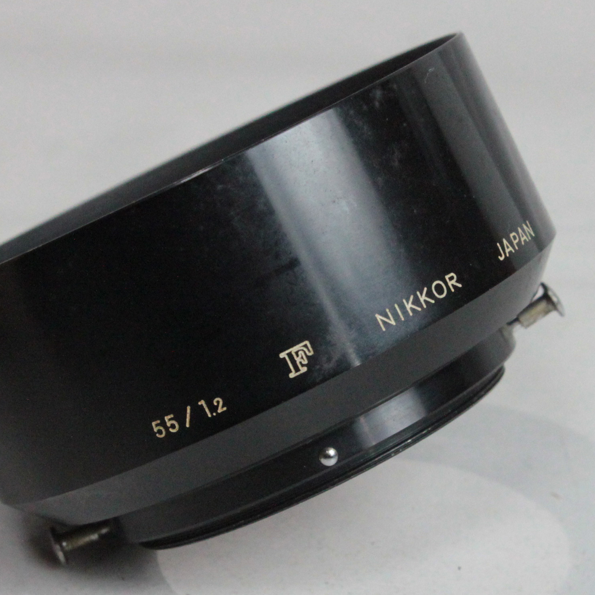 0209125 【並品 ニコン】 Nikon 大文字 F NIKKOR 55mm f1.2用 スナップオンタイプメタルレンズフード _画像5