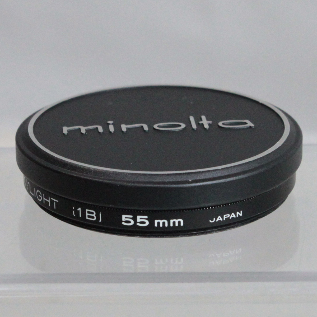 031423 【美品 ミノルタ】 MINOLTA 内径 57mm (フィルター径 55mm)かぶせ式 メタルレンズキャップ _画像6