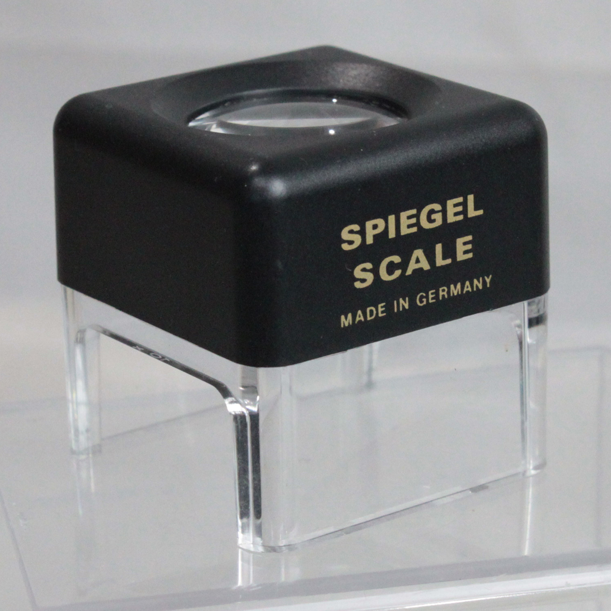 031429 [ beautiful goods Spee gel ] SPIEGEL stand magnifier 10 times scale attaching Made in Germany