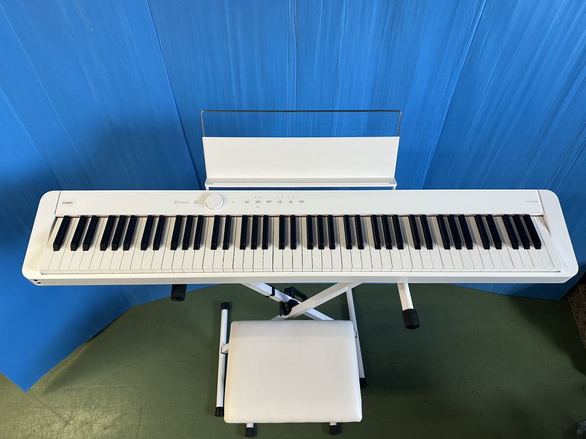 ★CASIO カシオ Privia PX-S1100 電子ピアノ デジタルピアノ88鍵盤 スタンド/椅子 セット 現状品 通電確認済 直接取引可能T171-10