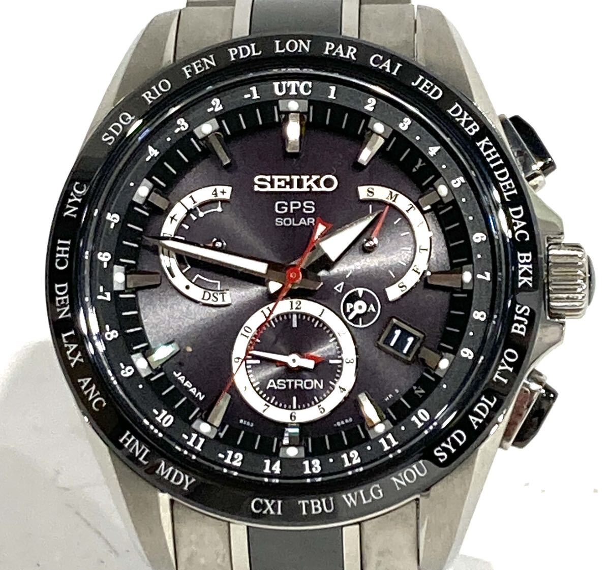 △bk-609 SEIKO セイコー ASTRON アストロン SBXB041 8X53-0AB0-2 ソーラー GPS メンズ コマあり(S89-1)_画像3