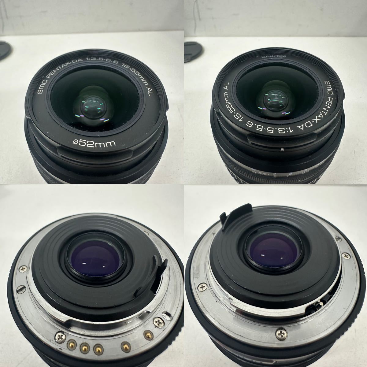 PENTAX ペンタックスK100D レンズセット 1:3.5-5.6 18-55mm AL 1:4-5.6 50-200mm EDデジタル一眼レフカメラ ケース付 デジカメ O106-4_画像9