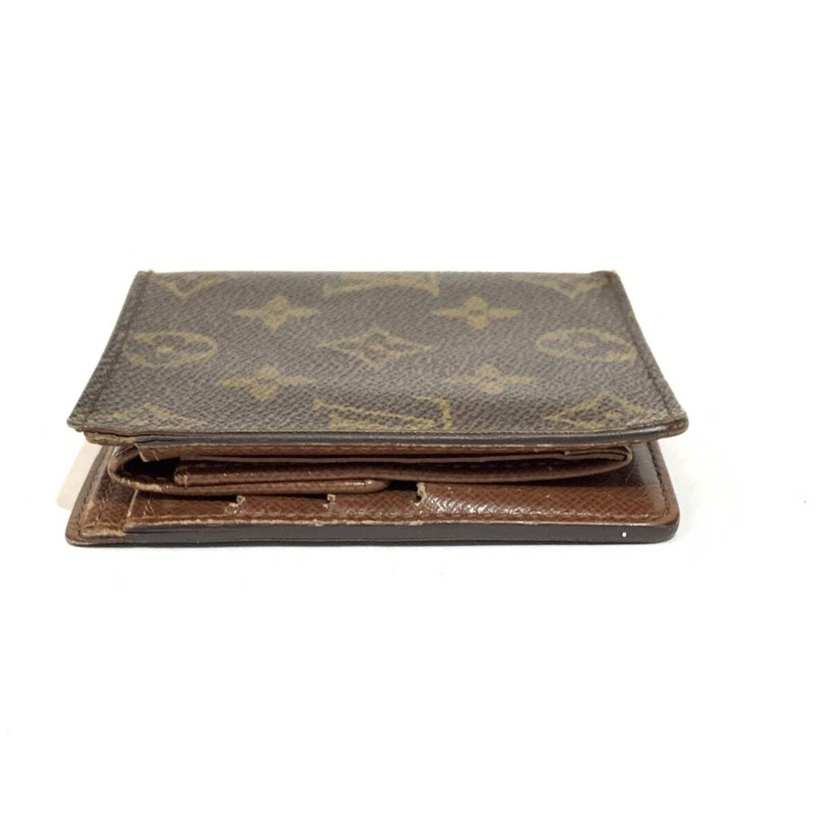 ★LOUIS VUITTON ルイヴィトン ポルトフォイユ マルコ M61675 モノグラム 二つ折り財布 真贋済み【T122-5】_画像5