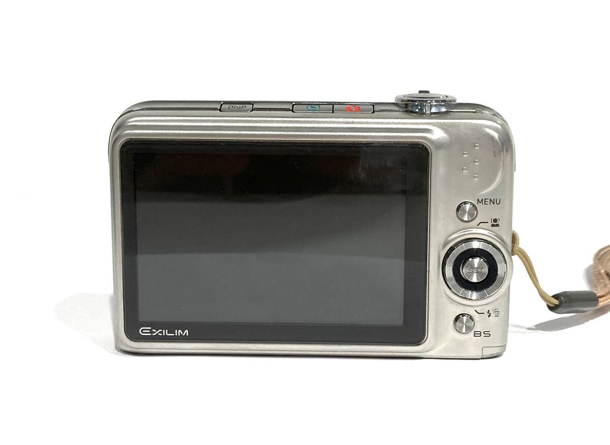 bk-607 CASIO EX-Z1200 カシオ コンパクトデジタルカメラ シルバー 充電器(O122-3)の画像3