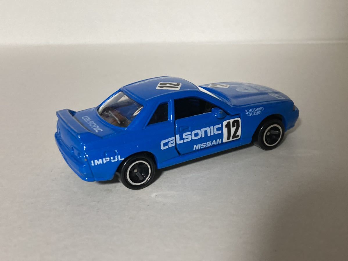 カルソニック calsonic スカイラインGT-R 日産 R32 小傷擦れ有 1/59スケール 日本製トミカNo.20 同梱は同日終了分、木曜迄お支払い厳守_画像2