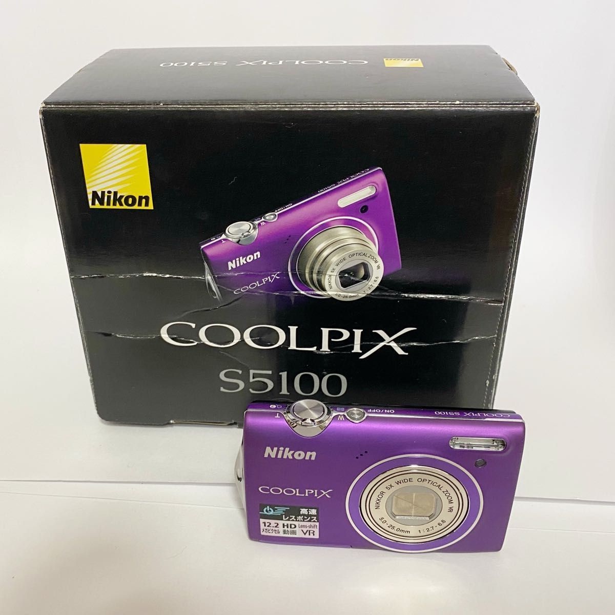 Nikon coolpix s5100 ニコン デジタルカメラ 元箱・充電器 Nikon coolpix s5100 ニコン デジタルカメラ 元箱・充電器