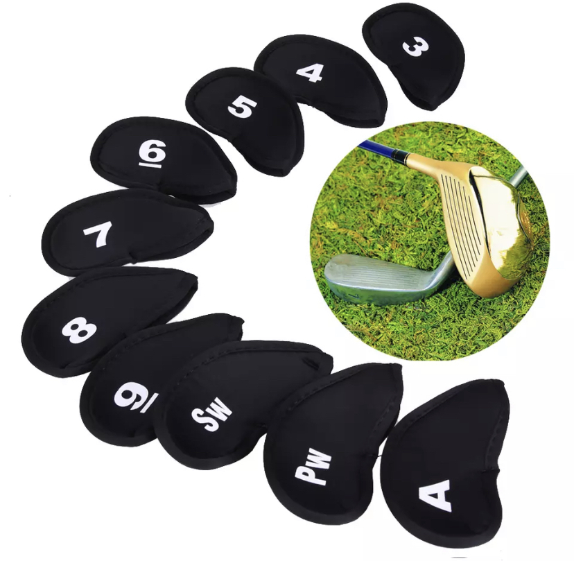  Golf iron cover head cover 10 pieces set sport iron cover .. Indigo Ishikawa .3 number 4 number 5 number 6 number 7 number 8 number 9 number A number PW number SW number 