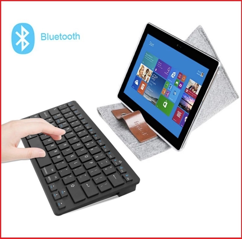 Bluetoothキーボード　ワイヤレスキーボード　白　薄型 Windows モバイルデバイスに簡単に接続でき、最大10メートルの操作距離