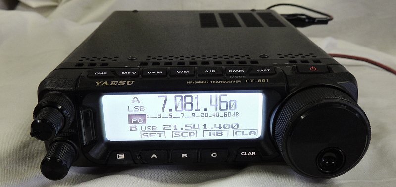 昨年7月購入 FT-891M 八重洲無線 HF/50MHz50W 保証残ありの画像1