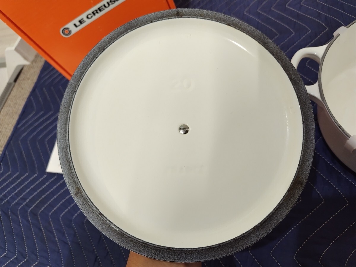 LE CREUSET ルクルーゼ 両手鍋 20cm 中古現状品_画像5