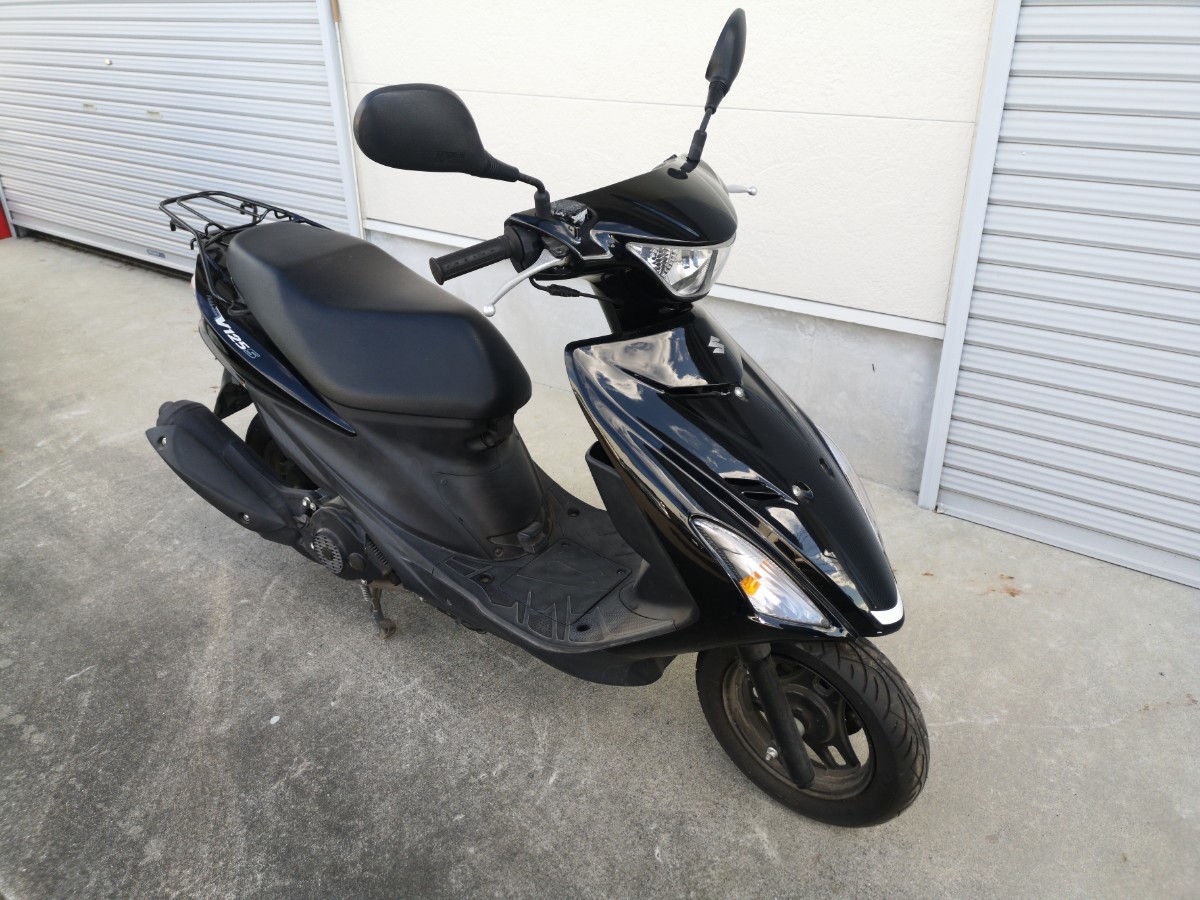 中古 美車 低走行 1577km スズキ アドレスV125S 鹿児島発 BASの画像1