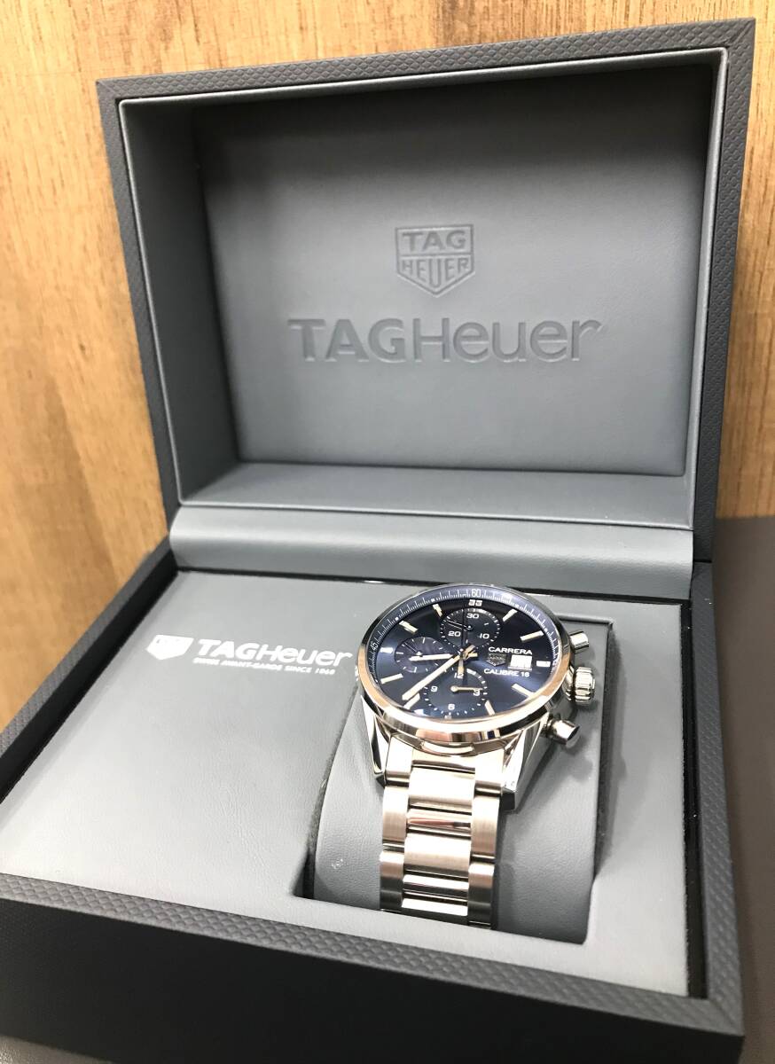 TAG HEUER (タグ・ホイヤー) CBK2112.BA0715 カレラ キャリバー 16 クロノグラフ メンズ時計　JTB-411_画像2