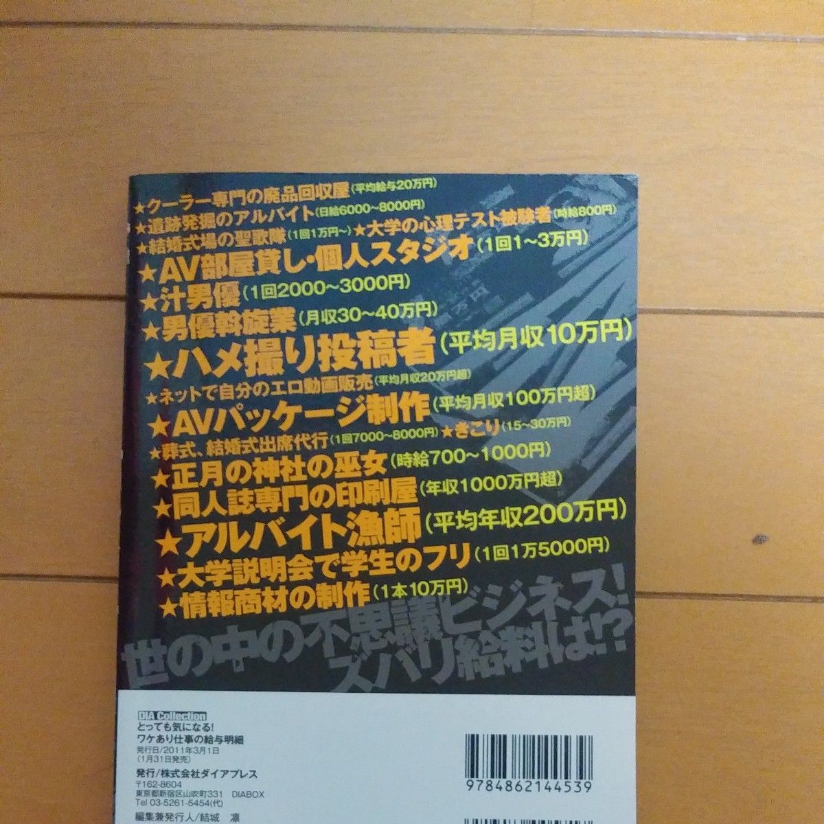 とっても気になる！ワケあり仕事の給与明細　とんでもない会社も大集合！！　