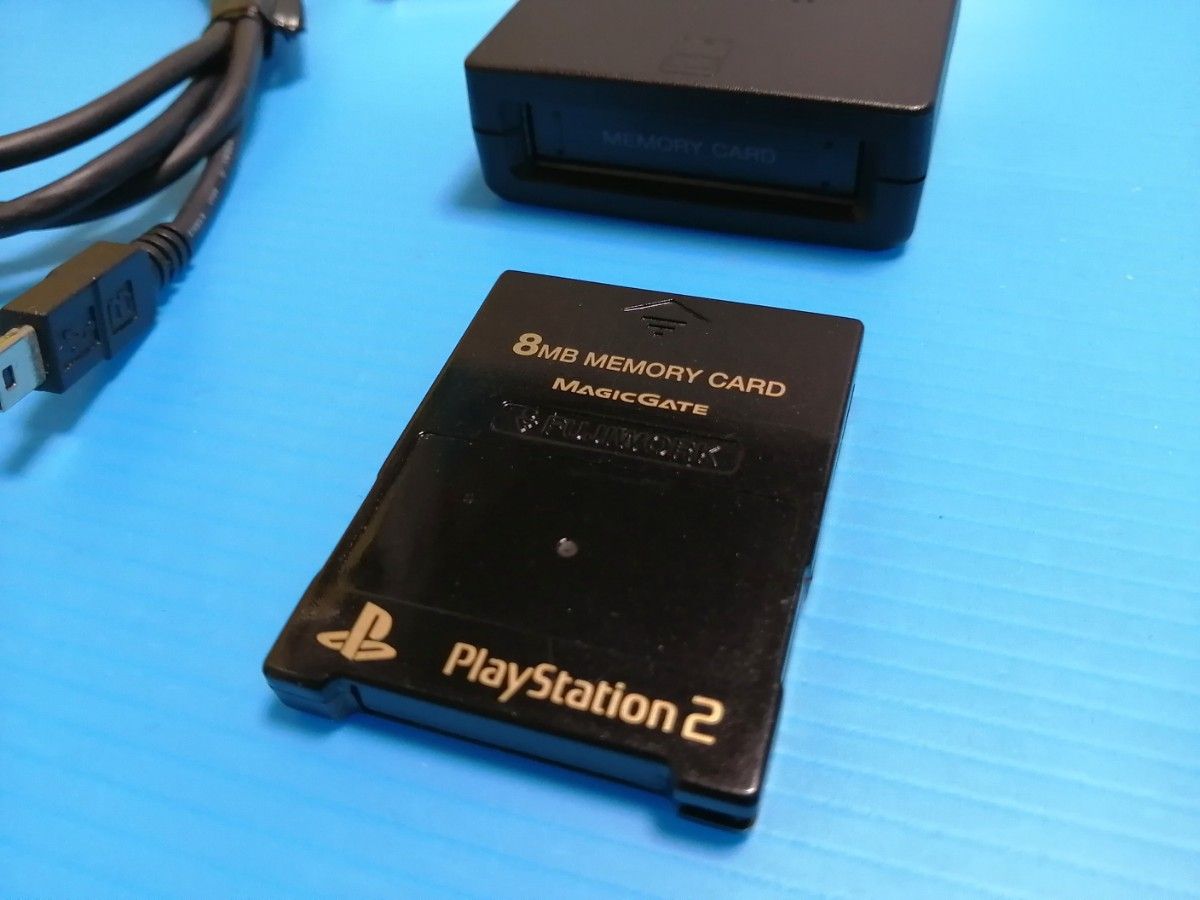 PS3 SONY メモリーカードアダプター CECH-ZM1J + USBケーブル + PS3 SONY メモリーカードアダプター CECH-ZM1J + USBケーブル +