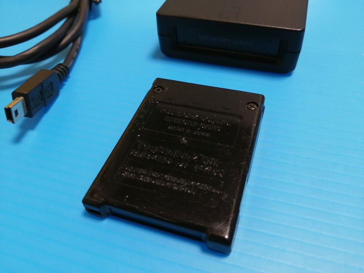 PS3 SONY メモリーカードアダプター CECH-ZM1J + USBケーブル + PS3 SONY メモリーカードアダプター CECH-ZM1J + USBケーブル +