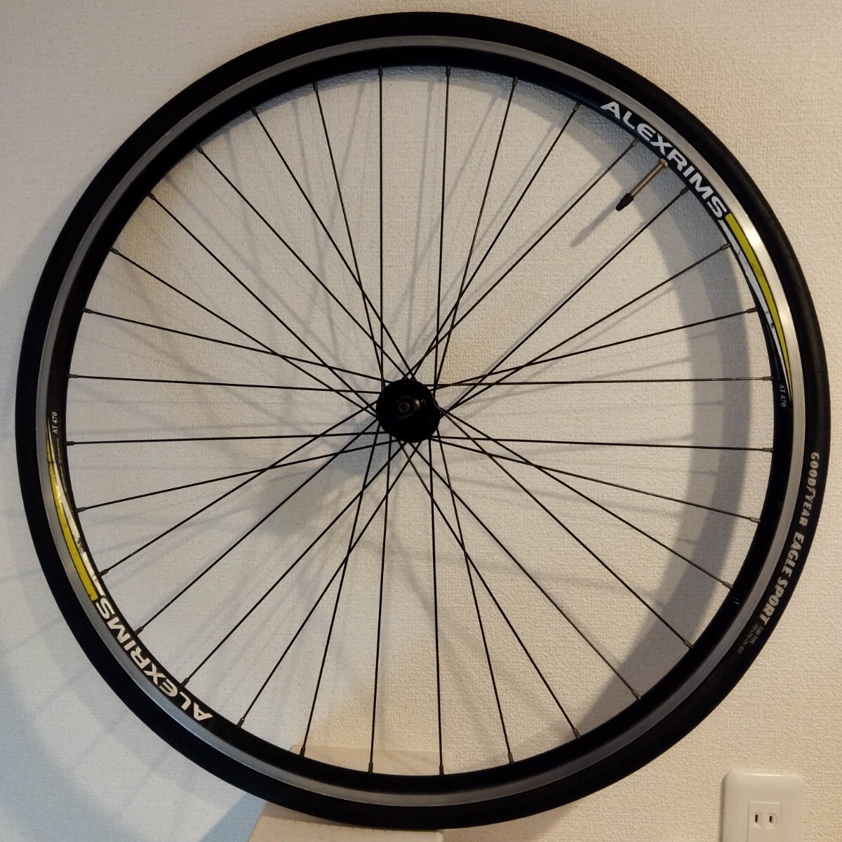 ホイール ALEXRIMS AT-470+HB-RS400 TIAGRA GOODYEARタイヤ付 前輪 700C シマノ SHIMANO