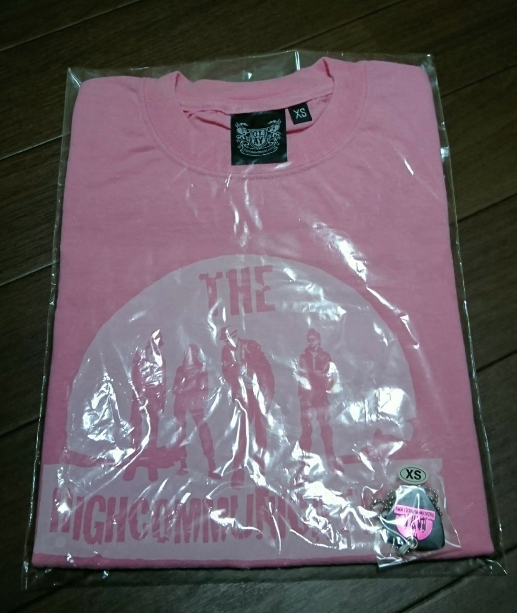 GLAY JIRO производить Tour футболка 2003 год HIGHCOMMUNICATIONS розовый XS новый товар нераспечатанный pick имеется частота футболка ji low 