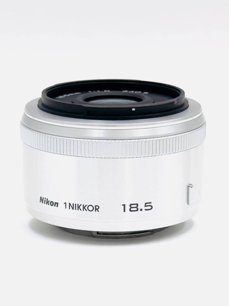 【中古】Nikon 1 NIKKOR 18.5mm 1:1.8 ニコン カメラ レンズ シルバーカラー_画像5