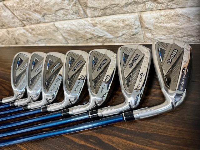 TaylorMade SIM2 MAX アイアン / TENSEI BLUE TM60 '21 カーボン S ７本セット(#6,#7,#8,#9,PW.AW.SW) 日本仕様の画像1