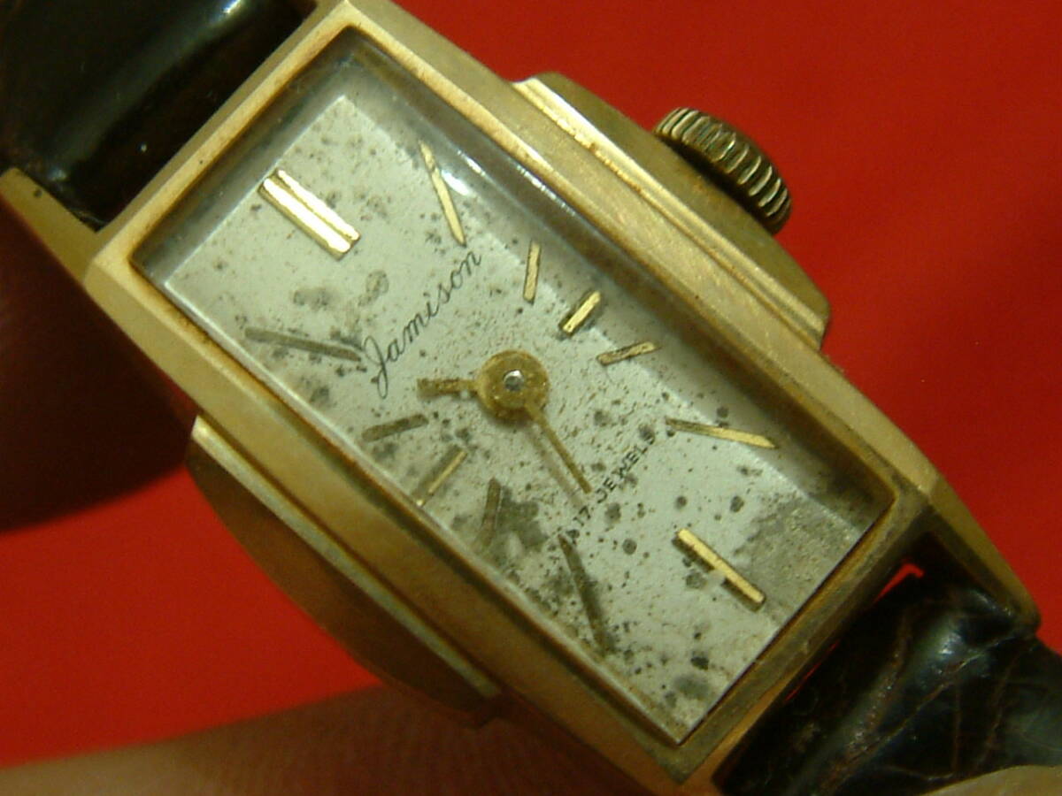 18金無垢（750）のケースの手巻き時計です。_画像1
