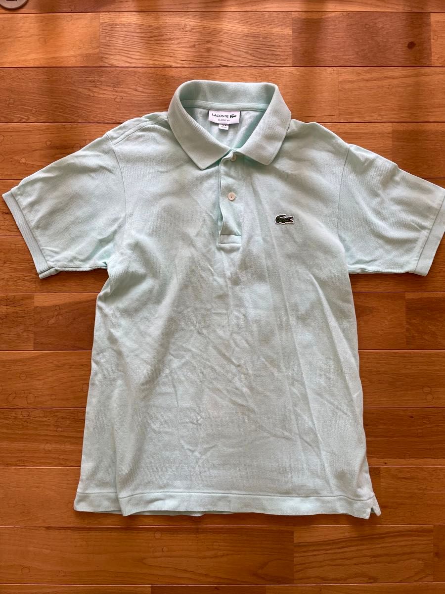 LACOSTE ラコステ POLO 半袖ポロシャツ　エメラルドグリーン色　classic fit Sサイズ