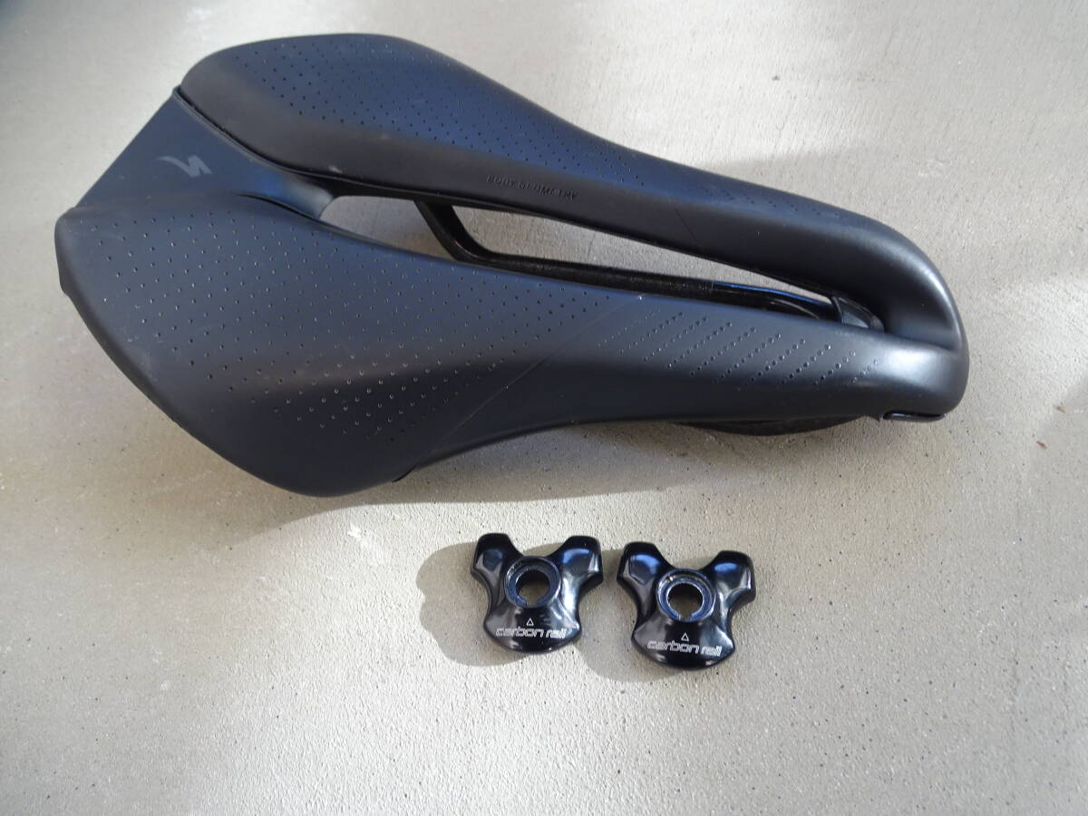 SPECIALIZED スペシャライズド SITERO サドル カーボンレール カーボン用やぐら付 傷あり